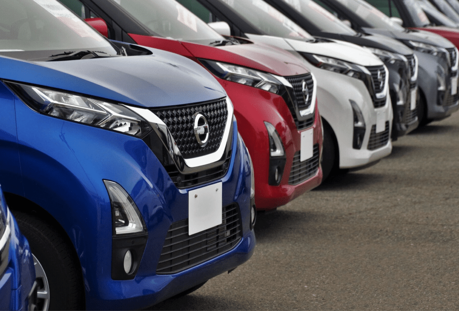 展示されている車両